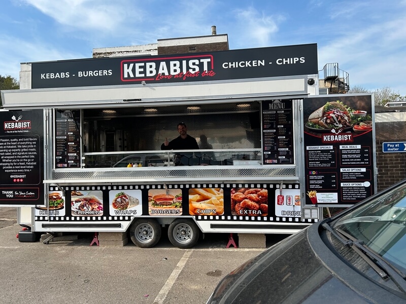 Graphics4U mobile food van signage